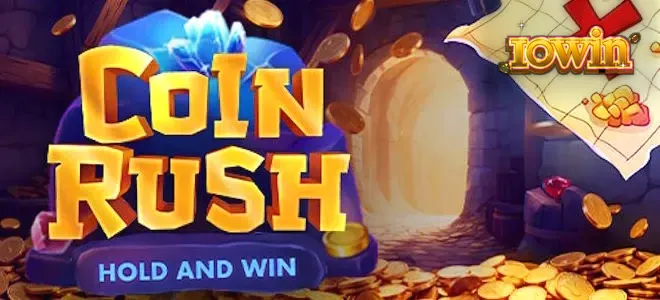 Coin Rush سلاٹ گیم کا ایک متحرک منظر